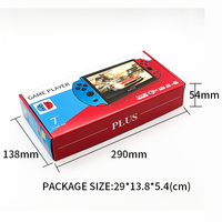 Console de jeux vidéo rétro portable 7.0 pouces, lecteur de jeu bits16go, pour psp, meilleure vente, 128
