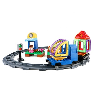 Bloques de Construcción Magnéticos, Juguete de Construcción de Vías de <span class=keywords><strong>Tren</strong></span> para Niños - Product Image 3