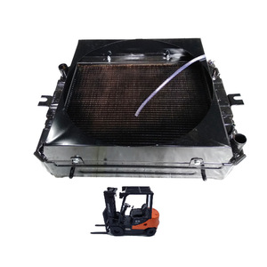 Doosan <b>Radiator</b> For D20G D25G D30G Yanmar Engine Copper Water Tank Cooling System Replacement Part A60013517 - Product Image 4