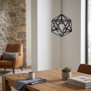 Lustre de Restaurant Vintage Géométrique Pendentif Industriel Multi-facettes Grande <span class=keywords><strong>Suspension</strong></span> <span class=keywords><strong>pour</strong></span> <span class=keywords><strong>Cuisine</strong></span> Bar Café Loft - Product Image 2