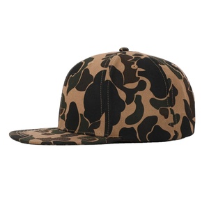 Haute Qualité Non Structuré Noir Rétro Camo Snapback Cap 6 Panneau Chapeau Personnalisé Brodé Gorras Hommes En Gros Casquettes De Camionneur - Product Image 3
