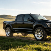 Jantes en alliage forgé sur mesure SL 26x16 28x16 30x16 8x165.1 8x170 8x180 à déport profond polies pour GMC Sierra 1500 et Ford F-350