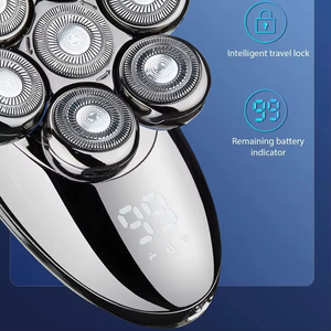 Afeitadora Eléctrica para Hombre, Maquinilla de Afeitar Recargable, Resistente al Agua IPX6, Pantalla LED, Bloqueo de Viaje, para el Cuidado Diario en el Hogar - Product Image 5