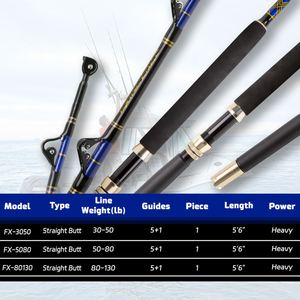 5 ft acqua salata <span class=keywords><strong>di</strong></span> pesca a traina canne da pesca <span class=keywords><strong>di</strong></span> alta qualità tonno canne giunto <span class=keywords><strong>di</strong></span> testa 2 pcs Cina fibra <span class=keywords><strong>di</strong></span> glassfishing asta pole per il tonno - Product Image 4