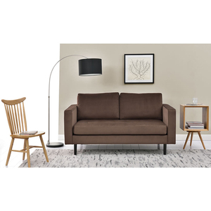 Moderna de mediados de siglo tapizado distintos de tejido de lino de asiento de amor sofá Sala sofás modernos - Product Image 1