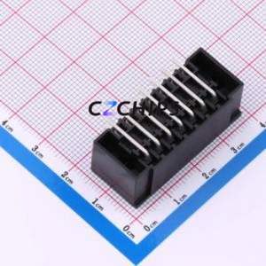 DB2ERHBM-3.81-2*7P-BK Plug-in Terminal Block Bent Lead Through Hole,P=3.81mm Board-to-Board / Socket - Closed Screw Fixing 2x7P - Product Image 2