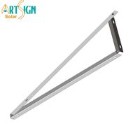 Art Sign Çinko Alüminyum Magnezyum Güneş Enerjisi Tripod Montaj Sistemi ZM Çelik Sabit Özelleştirilmiş Eğim Açılı Çatı Montaj Yapısı