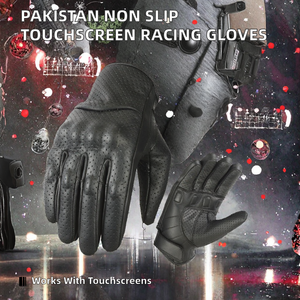Pakistan Made Breathable Non Slip Full Finger Touch Screen Motorcycle Motocross <b>Racing</b> <b>Gloves</b> for Outdoor Sports All Sizes - Product Image 4