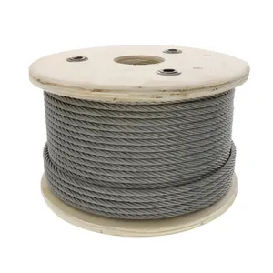 优质镀锌钢丝绳6毫米8毫米10毫米直径6x12钢缆