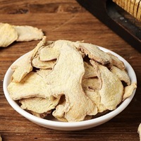 Tranches de gingembre séchées à l'air, épice naturelle, 500g, en vrac, pour la cuisine, extrait de thé, approvisionnement OEM, jaune clair pâle