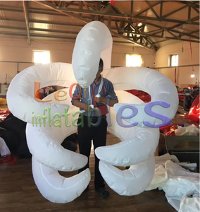 Costume de <span class=keywords><strong>pieuvre</strong></span> gonflable géant à bas <span class=keywords><strong>prix</strong></span> pour les célébrations de carnaval de marionnettes à pied de défilé - Product Image 3