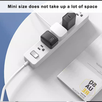 Adaptateur USB-C électronique à branchement sur prise EU Type C avec éclairage LED, 12V 2A 24W, certifié CE