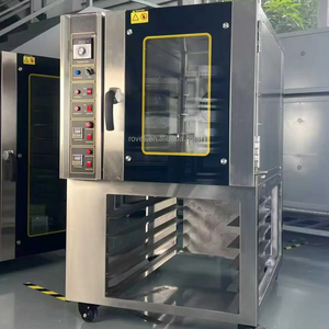 Oven konveksi kue besi tahan karat, kontrol <span class=keywords><strong>Digital</strong></span> udara panas untuk memanggang dapur industri susu baru - Product Image 1