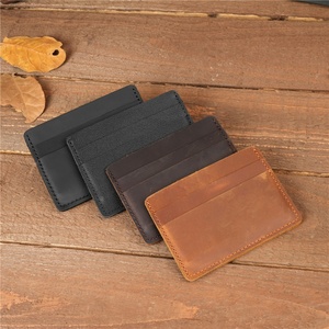 Portefeuille en cuir pour homme personnalisé, minimaliste, avec poche avant, porte-cartes et porte-monnaie, design fin - Product Image 5