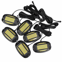 Universelles 8-teiliges, 16-teiliges, 24-teiliges Reinweißes Hochdichtes 256 LED Rocklight-Unterbodenbeleuchtungsset für LKW und SUV