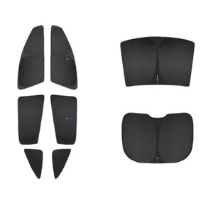 8 Pcs a Set Front Windshield <b>Shade</b> Mesh Privacy Curtain Heat Insulation Foldable Single Color for Model Y - Product Image 1