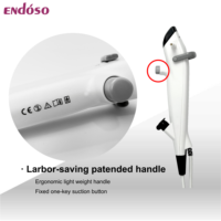 Endoscope vidéo portatif Endoso en promotion, canal de travail flexible de 2,8 mm, bronchoscope ORL avec caméra à fibre optique