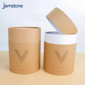 Rapid Prototyping 100% Recycled Biodegradable Cylinder Packaging Box Kraft Custom <b>Paper</b> Tube Packaging - Product Image 3