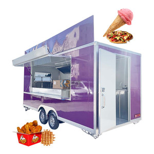 Remolque de Comida de Acero Inoxidable para Barbacoa, Carrito de Helados Móvil en Venta, Contenedor de Camión de Comida Rápida con Certificación CE - Product Image 6