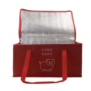 Collapsible Non-Woven Insulated Cooler <b>Bag</b> with Letter Pattern Waterproof Thermal for Outdoor Travel Camping BBQ Party <b>Beach</b> Use - Product Image 2