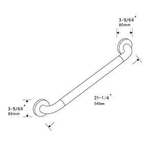 Toilet Bathroom Stainless Steel Safety Non-slip Shower Stool Handrail <strong>Grab</strong> <strong>Bar</strong> - Product Image 2