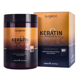 Mascarilla Capilar Vegana de Queratina Sin Silicona de Marca Privada para Reparación Profunda del Cabello, para Todo Tipo de Cabello - Product Image 3