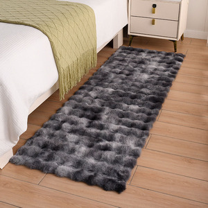 Style crème européen grande taille bulle fausse fourrure de lapin belle douce tapis tapis anti-dérapant résistant à l'usure salon chambre tapis - Product Image 6