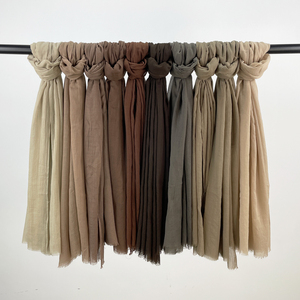 Op maat gemaakte groothandel dames chiffon moslim <span class=keywords><strong>hijab</strong></span> shawl polyester sjaal lange stijl zachte turban voile islamitische hoofddoek <span class=keywords><strong>hijab</strong></span> <span class=keywords><strong>2026</strong></span> - Product Image 2