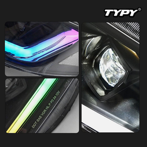 Kit de lentes de repuesto para faros delanteros TYPY para Civic 8ª generación 2006-2011 con luz diurna RGB y señal de giro secuencial - Product Image 6