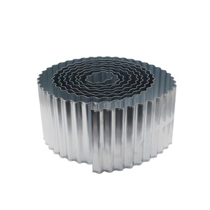 Borde <span class=keywords><strong>de</strong></span> Jardín Metálico Flexible Corrugado Negro Industrial, Moderno, Resistente al Óxido, con Acabado en Polvo, Estilo Natural - Product Image 4