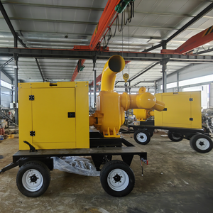 Pompe auto-amorçante à moteur haute pression, pompe de drainage mobile agricole à grand débit pour camion 150ZWBC, pompe sur remorque - Product Image 5