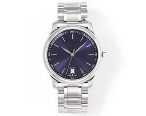 Montre de sport et d'affaires élégante, classique, de luxe, en acier inoxydable, automatique, mécanique, chronographe, 41 mm - Product Image 4