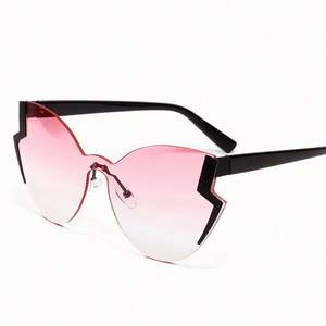 Lunettes de soleil œil de chat surdimensionnées de luxe, nouvelle mode 2020, verres dégradés, UV400, forme papillon, pour femmes - Product Image 2