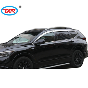 Chrome Bảo Vệ Mưa Làm Lệch Hướng Chrome Làm Lệch Hướng Vent Visor Mưa Lá Chắn Cửa Sổ Visor <span class=keywords><strong>Sunvisor</strong></span> 6 Miếng Cho Honda CRV Honda Gió - Product Image 5