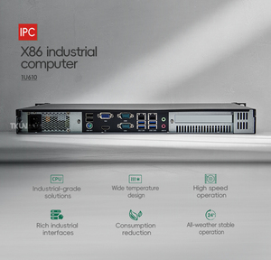 Tkun giá 1u610 i3/i5/I7-6th điều khiển công nghiệp Mini PC Windows máy chủ máy tính công nghiệp không quạt Mini PC IPC cho máy chủ giá - Product Image 1