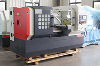 Tour CNC horizontal à lit plat CK6150 de haute précision, automatique, avec commande Fanuc, pour le tournage de métaux, prix Chine, à vendre