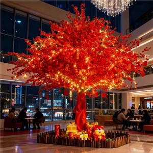 Handcrafted <b>artificial</b> cherry blossom <b>tree</b> ideal for indoor home decoration and landscape embellishment - Product Image 2