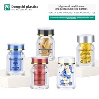 Complément alimentaire en flacon plastique transparent 35 ml, capsules de qualité alimentaire haut de gamme, comprimés, poudres de médecine traditionnelle chinoise
