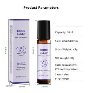 Aceite Hidratante para la Piel 100% Natural y Orgánico de 10 ml, Aceite Aromático para Spa y Masajes, Aceite Esencial en Roll-on para Dormir y Aliviar Dolores de Cabeza - Product Image 6