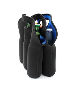 Bolsa De Neopreno Wieder verwendbarer isolierter Bier wein 6 Flaschen träger Tote Neopren-Kühltasche bezug