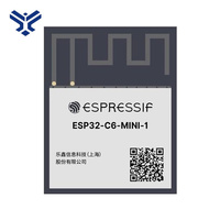 Modul IoT Nirkabel ESP32-C6-MINI-1 WiFi 6 802.11ax LE 5.3 Zigbee 3.0 Thread 1.3 RISC-V 160 MHz dengan Antena PCB SMD