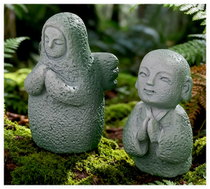 Pequeña Estatua de la Diosa Hylia, Pequeño <span class=keywords><strong>Monje</strong></span> Budista, Figura de Resina de Piedra 3D, Escultura Pintada a Mano, Precio de Fábrica, para Acuario - Product Image 6