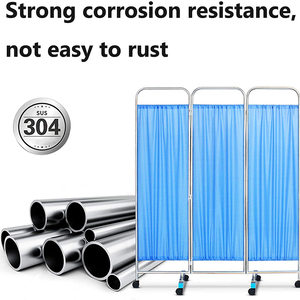 Partition Bedscreen Privacy Disposable Flame Retardant Divider Cubicle Movable Hospital Curtains Fabric For Ward Curtain - Product Image 4