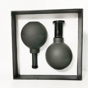 Hochwertige schwarze Farbe Silikon <span class=keywords><strong>Hijama</strong></span> Schröpfen setzt Gesichts Schröpfen Kit - Product Image 4