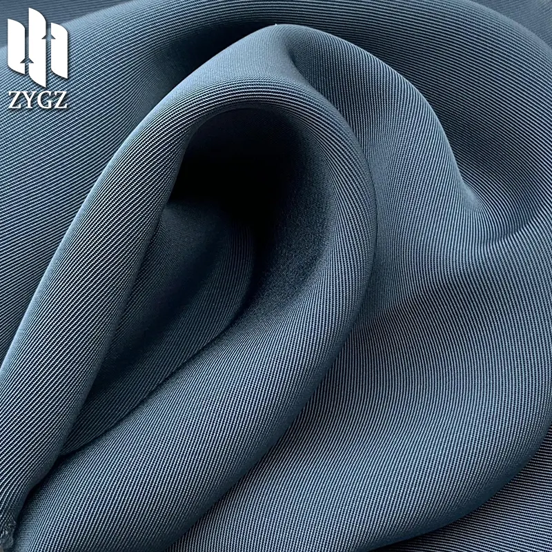 Soft ice silk twill satin fabric suit shirt dress casual wear matte fabric wholesale
