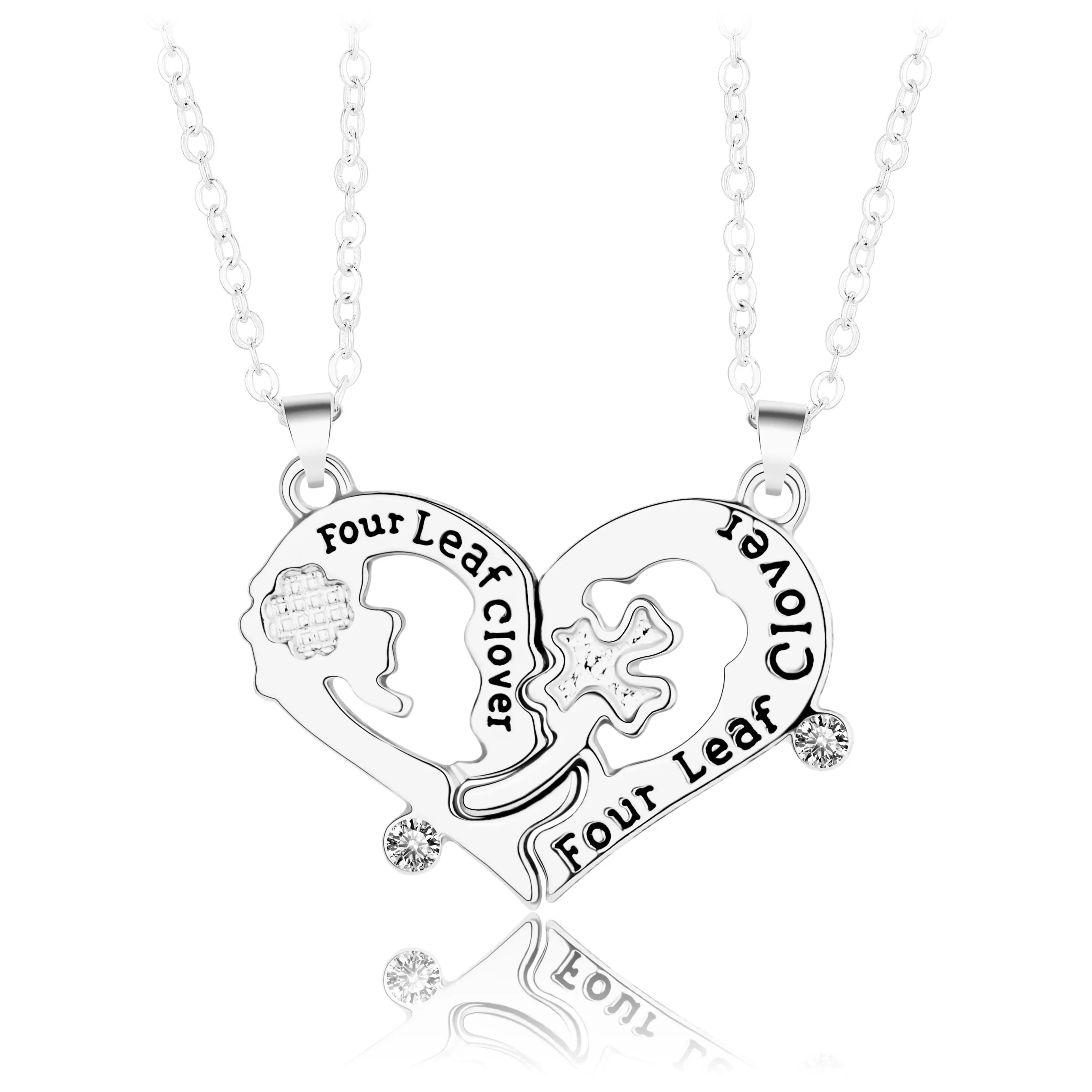 Kolye Hot Selling Wholesale Fashion Mens Womens CZ 316L Stainless Steel Locket And Key Couple Necklace