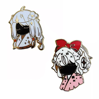 Créez votre propre épinglette personnalisée : design Cool Killer Queen, artisanat métallique, impression UV pailletée, badge plaqué or, épinglette en émail dur