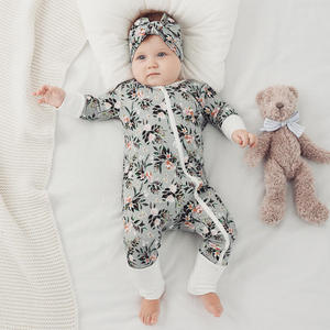 <span class=keywords><strong>Pigiama</strong></span> Intero Primaverile in Fibra di Bambù per Neonata Sacco Nanna Neonato in Bambù con Cerniera YKK Tutina per Bambino Piccolo <span class=keywords><strong>Pigiama</strong></span> in Bambù - Product Image 6