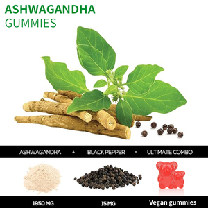 El suplemento de energía de Ashwagandha Gummies de diseño personalizado mejora el sueño Ashwagandha Gummy Candy - Product Image 3