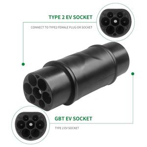 32A tek fazlı üç fazlı avrupa standardı EV BYD şarkı Tang için şarj adaptörü tip 2 GB/T - Product Image 3
